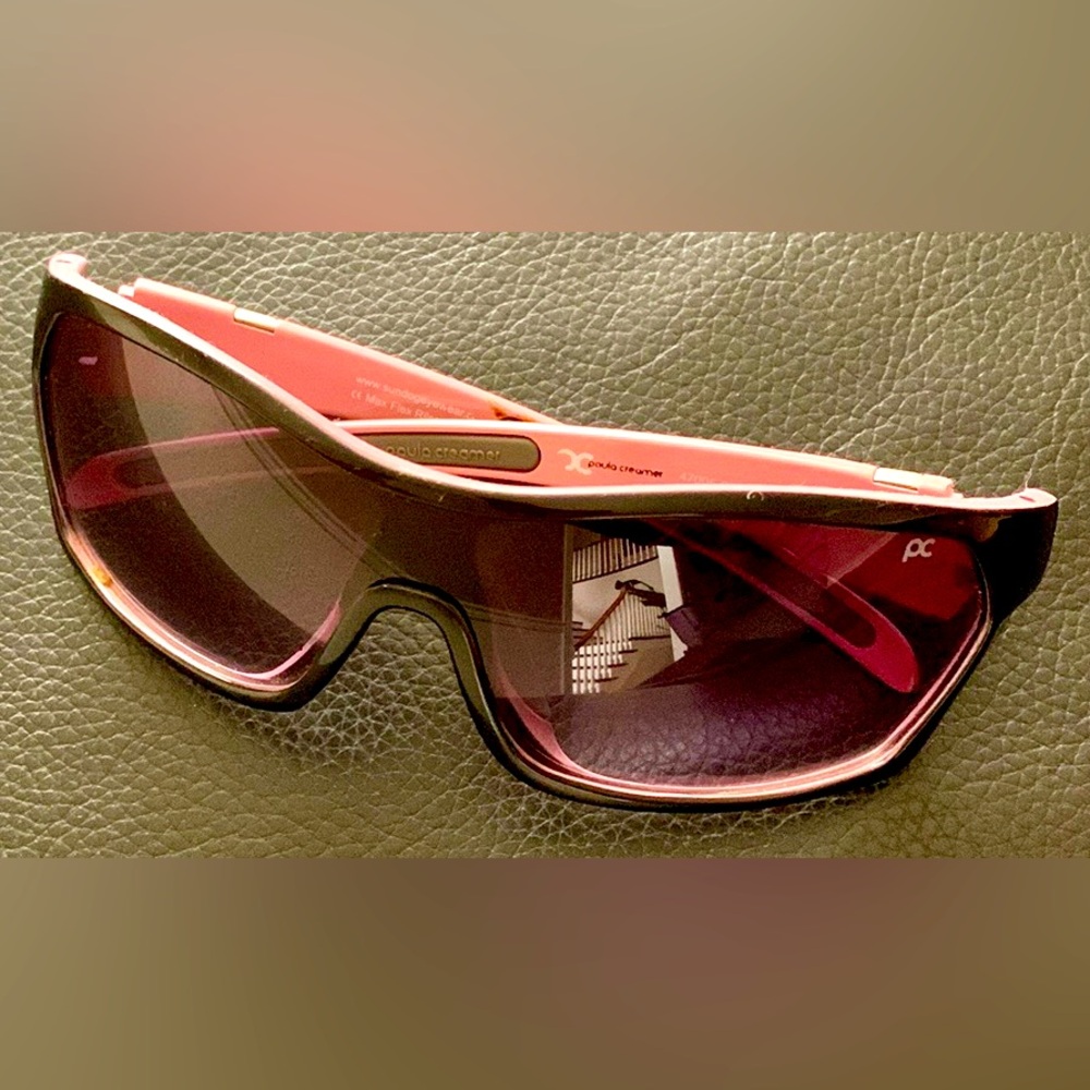 SUNDOG Sunglasses Pink Arms Paula Creamer Collection 47005 unbranded case